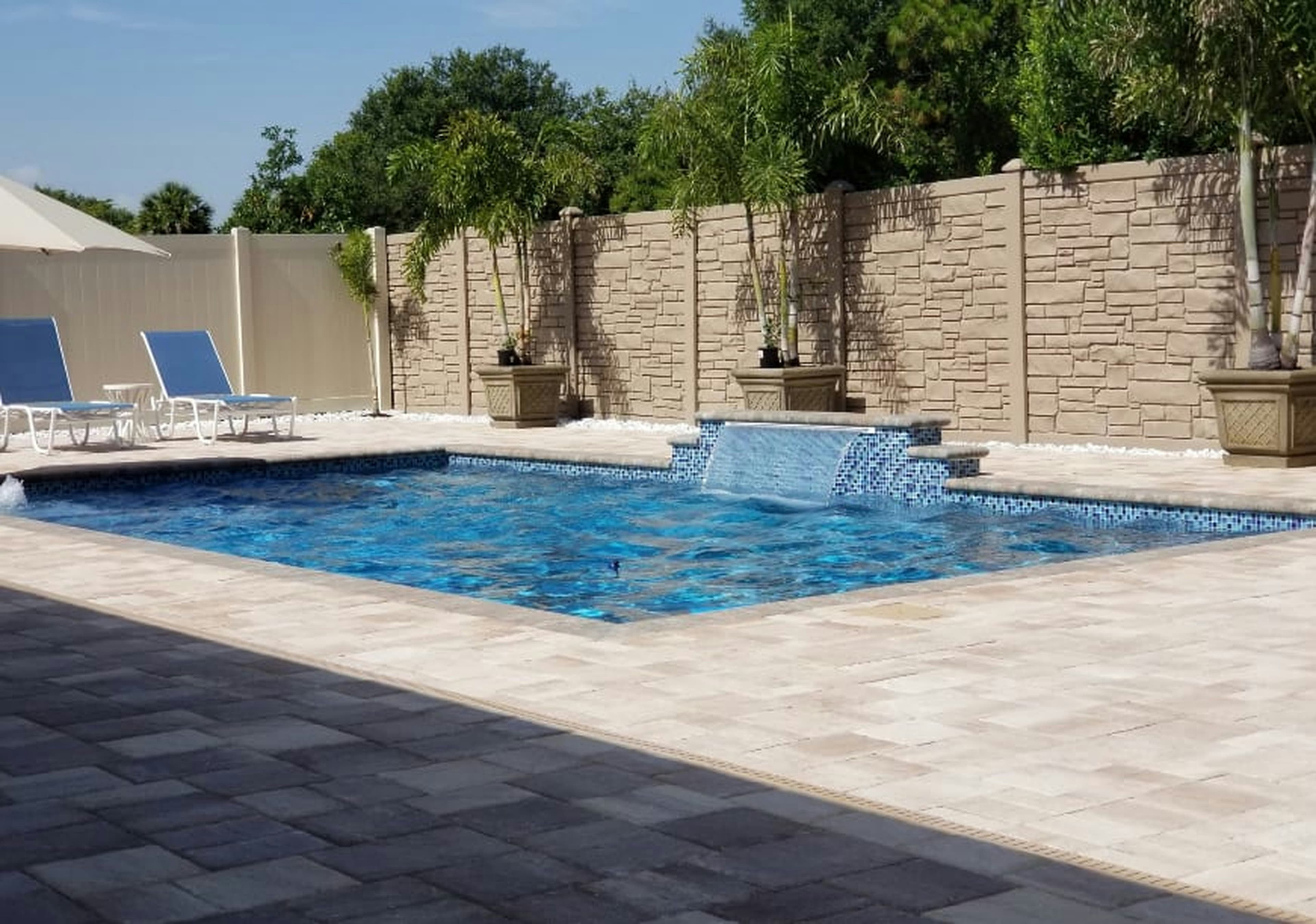 Custom Pool & Paver Deck